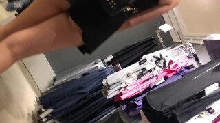 Public Upskirt Voyeur - Japanese with no Panties