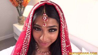 Real Indian Desi Teen Bride fucked in the Ass and Pussy on Wedding Night